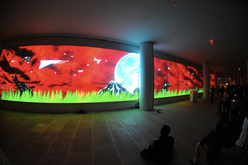 Illustration for article titled 120 Feet of Video Art: Final Exams at NYU's Big Screens Class
